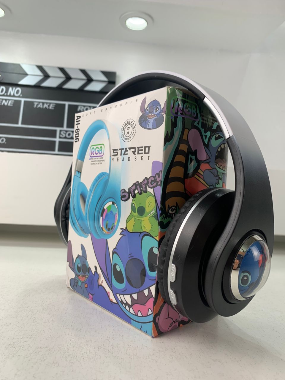 Casque Audio Design Stitch pour Enfants avec Connexion Bluetooth, USB et Carte TF – سماعات رأس للأطفال ستيتش تنزوت