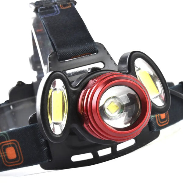 Lampe Frontale Lumineuse Sans Fil Avec 4 Modes D’eclairages Et Avec Zoom BEETRO LA-294 تنزوت
