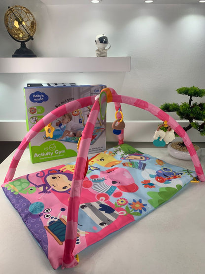 Tapis D’Eveil Animaux pour Bébé avec Miroir – بساط الألعاب لرضيع تنزوت
