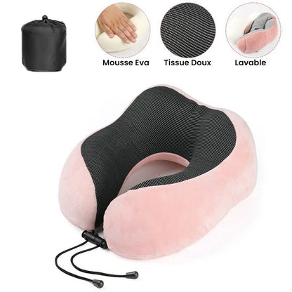 Oreiller de Cou Bluetooth en mousse à mémoire de forme avec haut-parleurs intégrés – وسادة مريحة بخاصية البلوتوث - تنزوت
