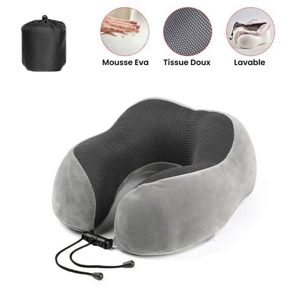 Oreiller de Cou Bluetooth en mousse à mémoire de forme avec haut-parleurs intégrés – وسادة مريحة بخاصية البلوتوث - تنزوت