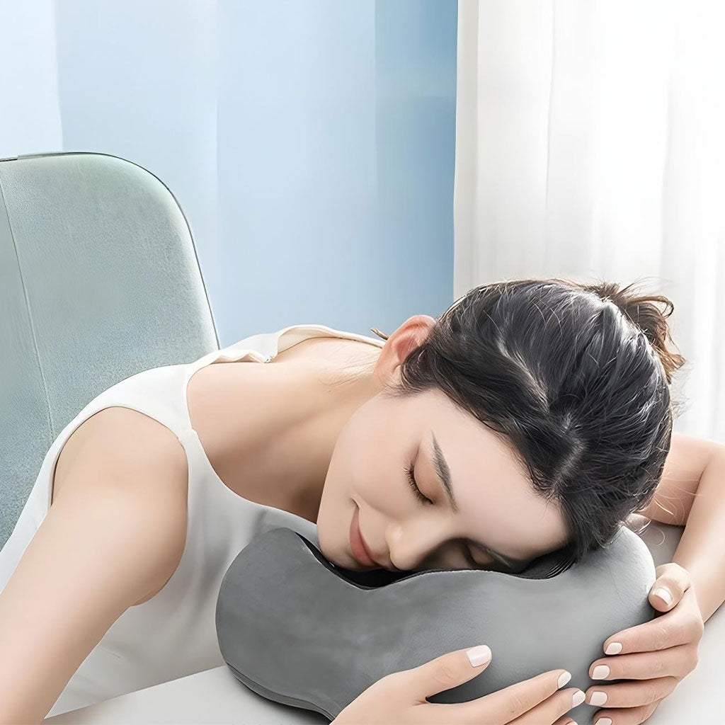 Oreiller de Cou Bluetooth en mousse à mémoire de forme avec haut-parleurs intégrés – وسادة مريحة بخاصية البلوتوث - تنزوت
