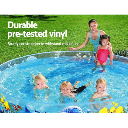 Piscine AquariumRonde en Vinyle et PVC Transparente Pour Enfants 183x38cm#55030 تنزوت