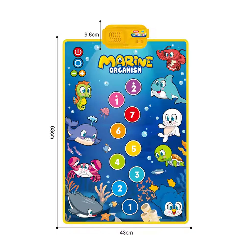 Tapis Musical et Jouet Éducatif pour Enfants 63x43cm – بساط ألعاب للرضع تنزوت
