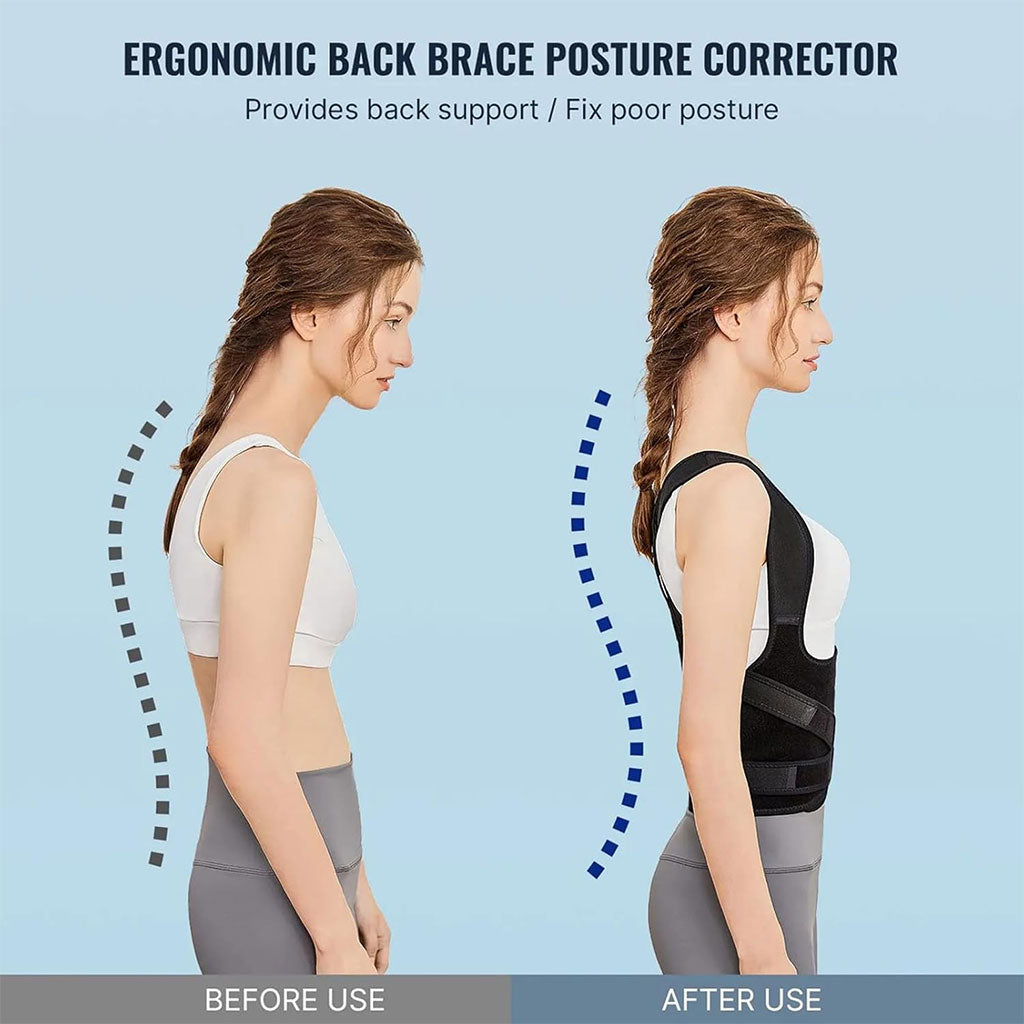 Support Dorsal Respirant et Réglable pour la Correction de la Posture – حزام شد الظهر تنزوت