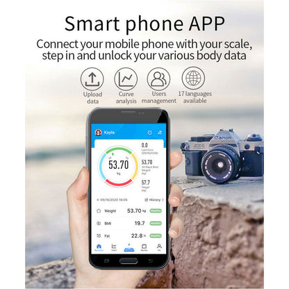 Balance Pèse-personne Intelligent et Précise avec Smart App – ميزان إلكتروني تنزوت