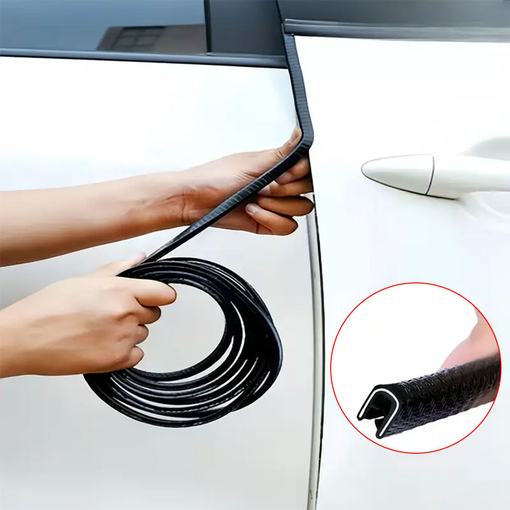 Bande Protection pour Bord Portière de Voiture en Caoutchouc 5m – شريط حماية أبواب السيارة - تنزوت