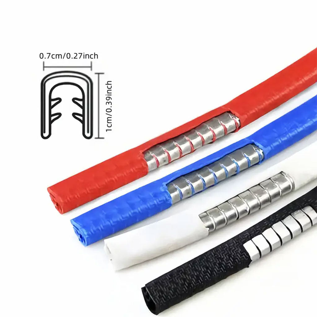 Bande Protection pour Bord Portière de Voiture en Caoutchouc 5m – شريط حماية أبواب السيارة - تنزوت