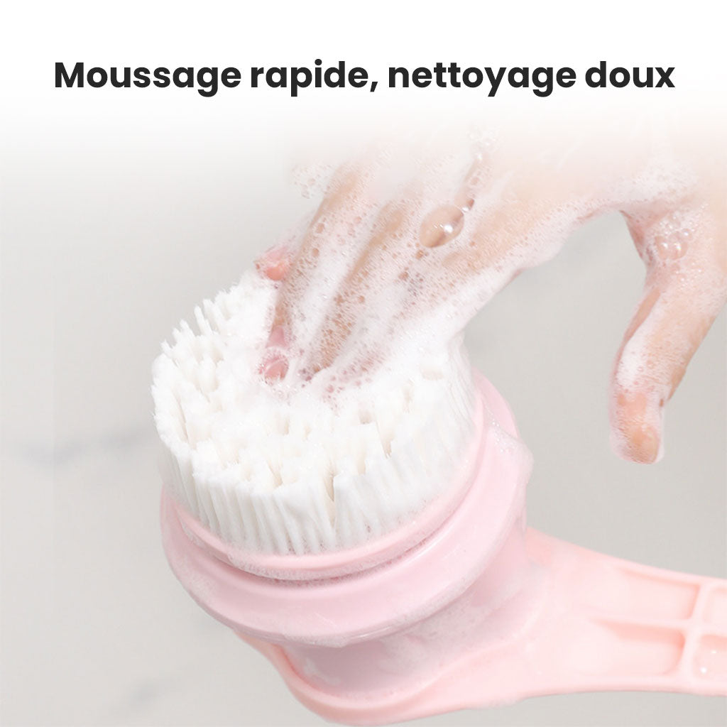 Brosse Rotative Électrique Rechargeable pour le Corps et la Douche – فرشاة تنظيف الجسم مقاومة للماء تنزوت