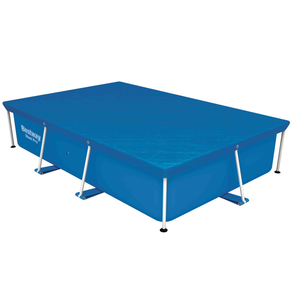 Grand bâche de piscine rectangulaire en polyéthylène 259 x 170 cm Bestway 58105 – غطاء مسبح تنزوت