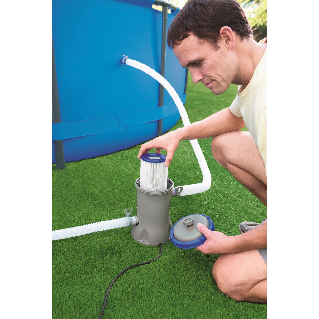 FlowClear Pompe de Filtre à Cartouche 1100-14300L Bestway 58383 تنزوت