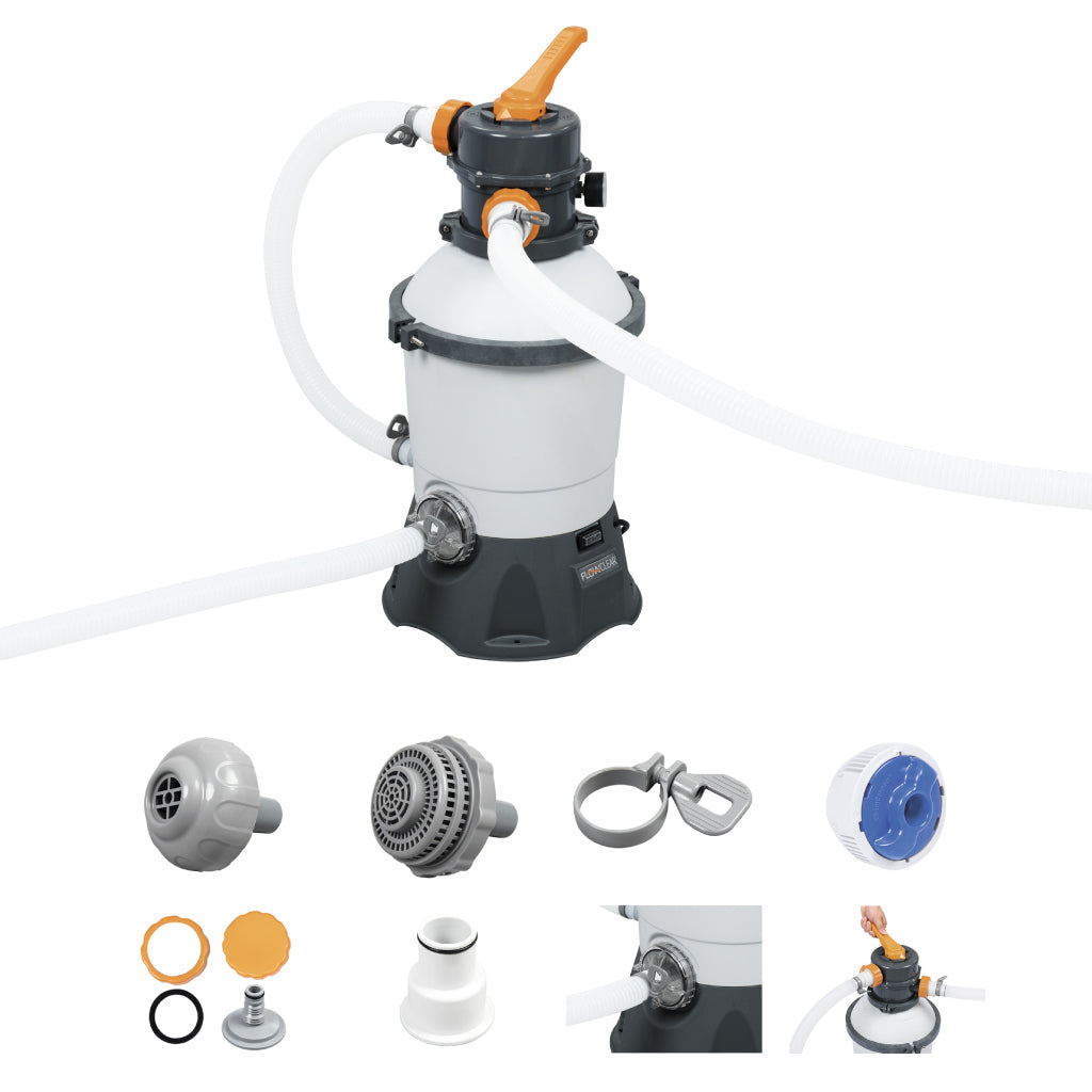 FlowClear Pompe de Filtre à Sable 1100-18100L Bestway 58515 تنزوت