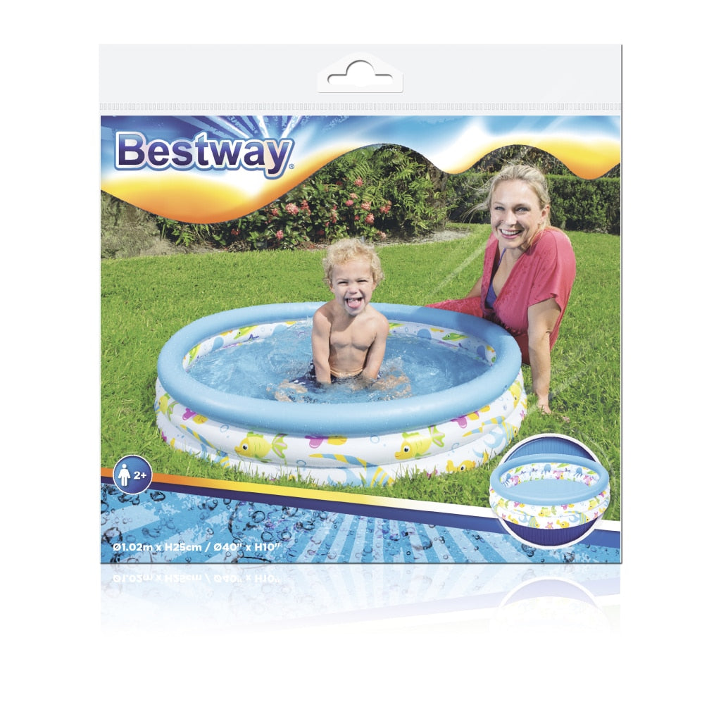 Piscine Ronde Gonflable Pour Enfants 1.02 x 0.25 m Bestway 51008 تنزوت