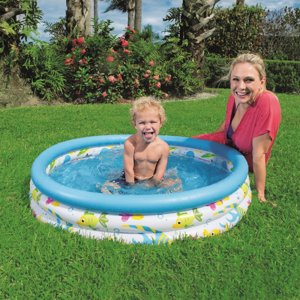 Piscine Ronde Gonflable Pour Enfants 1.02 x 0.25 m Bestway 51008 تنزوت