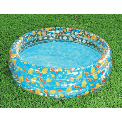 Piscine Ronde Gonflable en 3 Anneaux Fruits Pour Enfants Bestway 51048 تنزوت