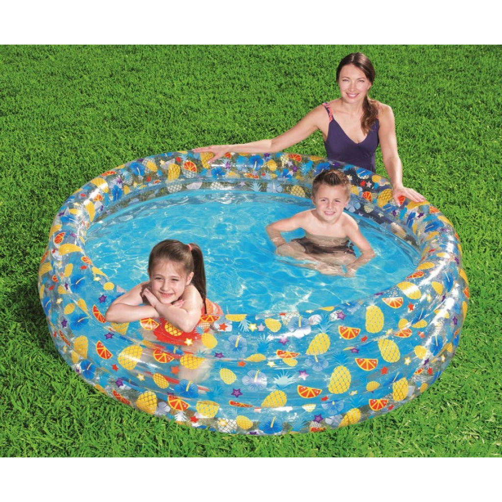 Piscine Ronde Gonflable en 3 Anneaux Fruits Pour Enfants Bestway 51048 تنزوت