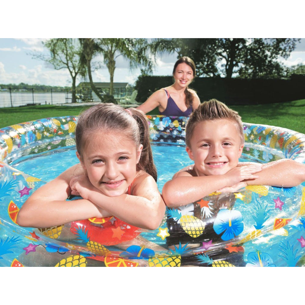 Piscine Ronde Gonflable en 3 Anneaux Fruits Pour Enfants Bestway 51048 تنزوت
