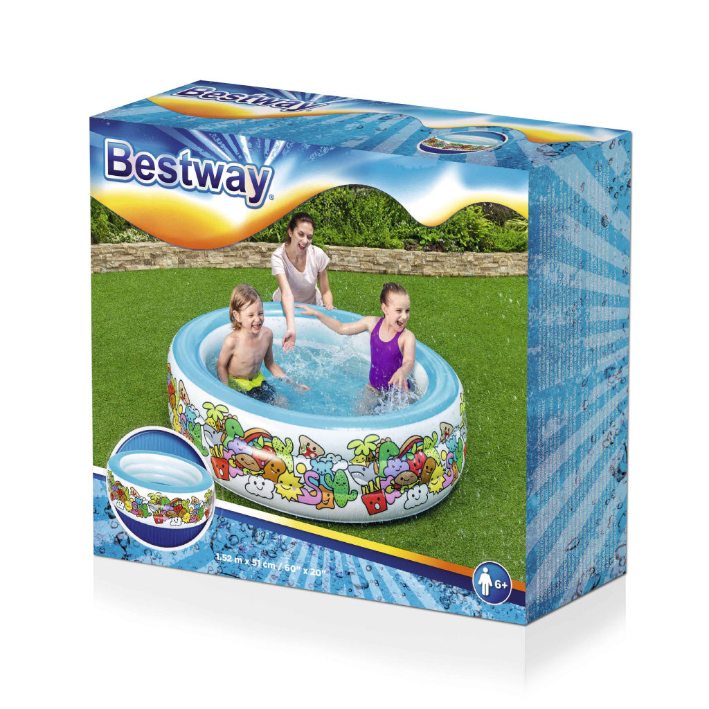 Piscine Gonflable Ronde 152 cm x 51 cm Bestway #51121 تنزوت