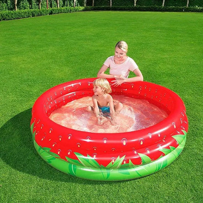 Piscine Ronde Gonflable “Fraise” Pour Enfants 160 x 38 cm Bestway 51145 تنزوت