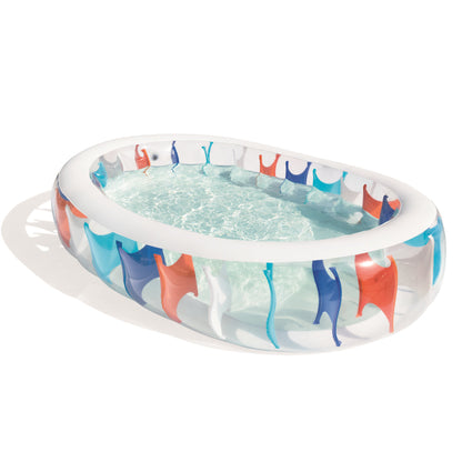 Piscine Elliptique Gonflable Familiale Bestway 54066 تنزوت