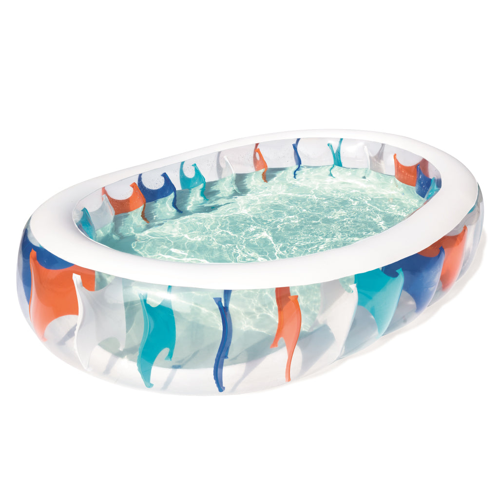 Piscine Elliptique Gonflable Familiale Bestway 54066 تنزوت
