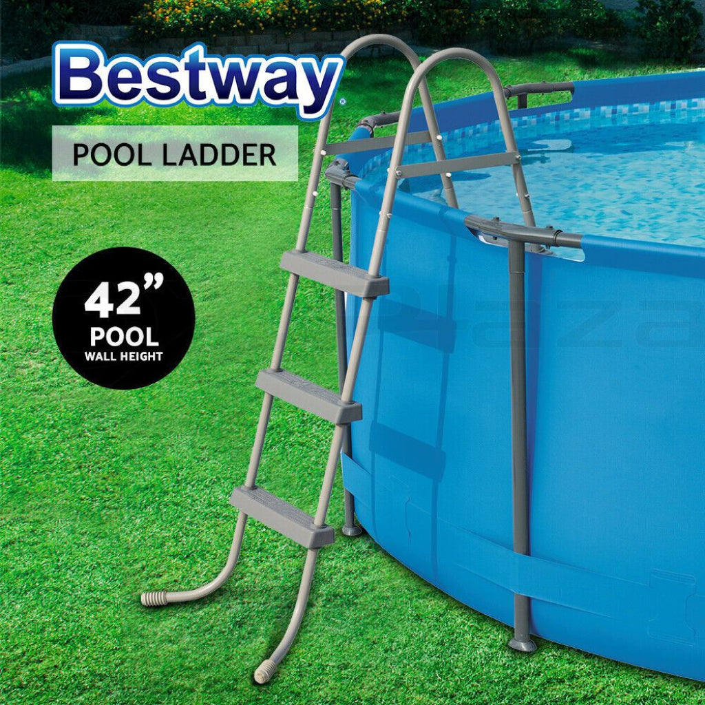 Bestway Echelle de Piscine 3 Marches 107cm 150kg 58335 تنزوت