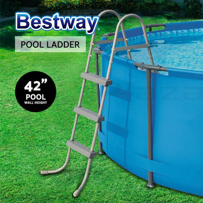 Bestway Echelle de Piscine 3 Marches 107cm 150kg 58335 تنزوت