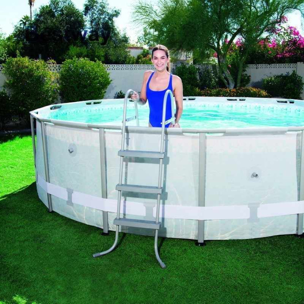 Bestway Echelle de Piscine 3 Marches 107cm 150kg 58335 تنزوت