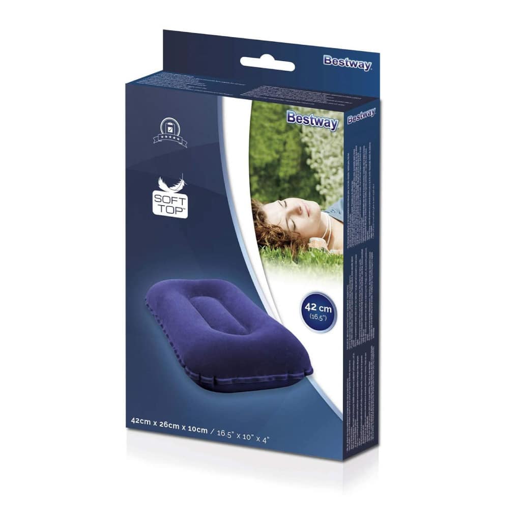 Oreiller Gonflable Confortable de Camping et Voyage Bestway 67121 تنزوت