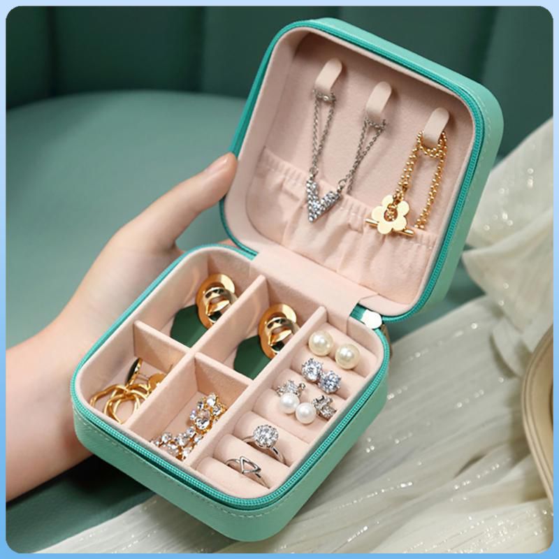 Firla Mini Boîte à Bijoux en cuir avec fermeture éclair – علبة تنظيم المجوهرات تنزوت