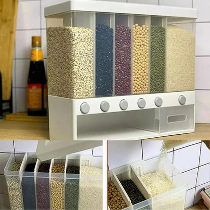 Distributeur et organisateur de nourriture sèche mural - صندوق تخزين مثبت على الحائط وموزع طعام تنزوت