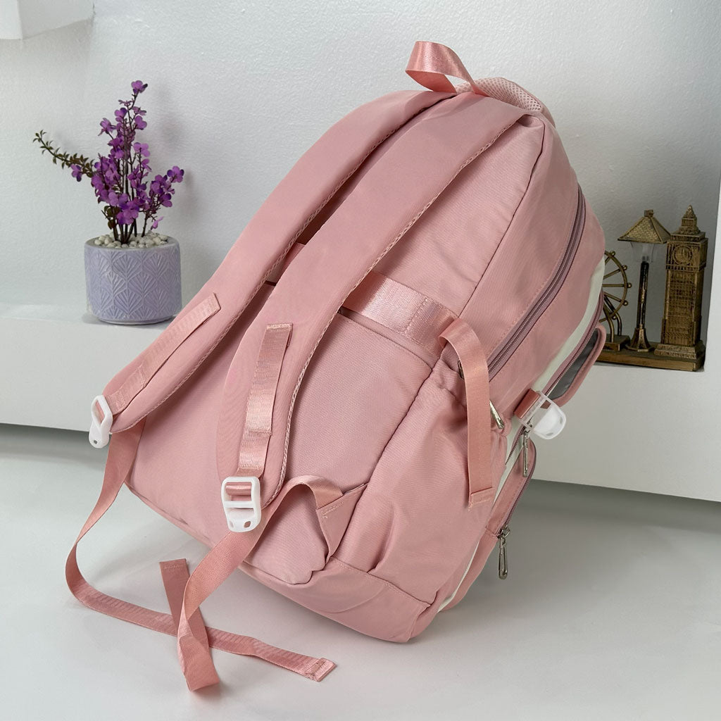 Sac à Dos Scolaire pour Enfants Style Kawaii BoShiKai Rose – حقيبة ظهر مدرسية للأطفال وردي تنزوت