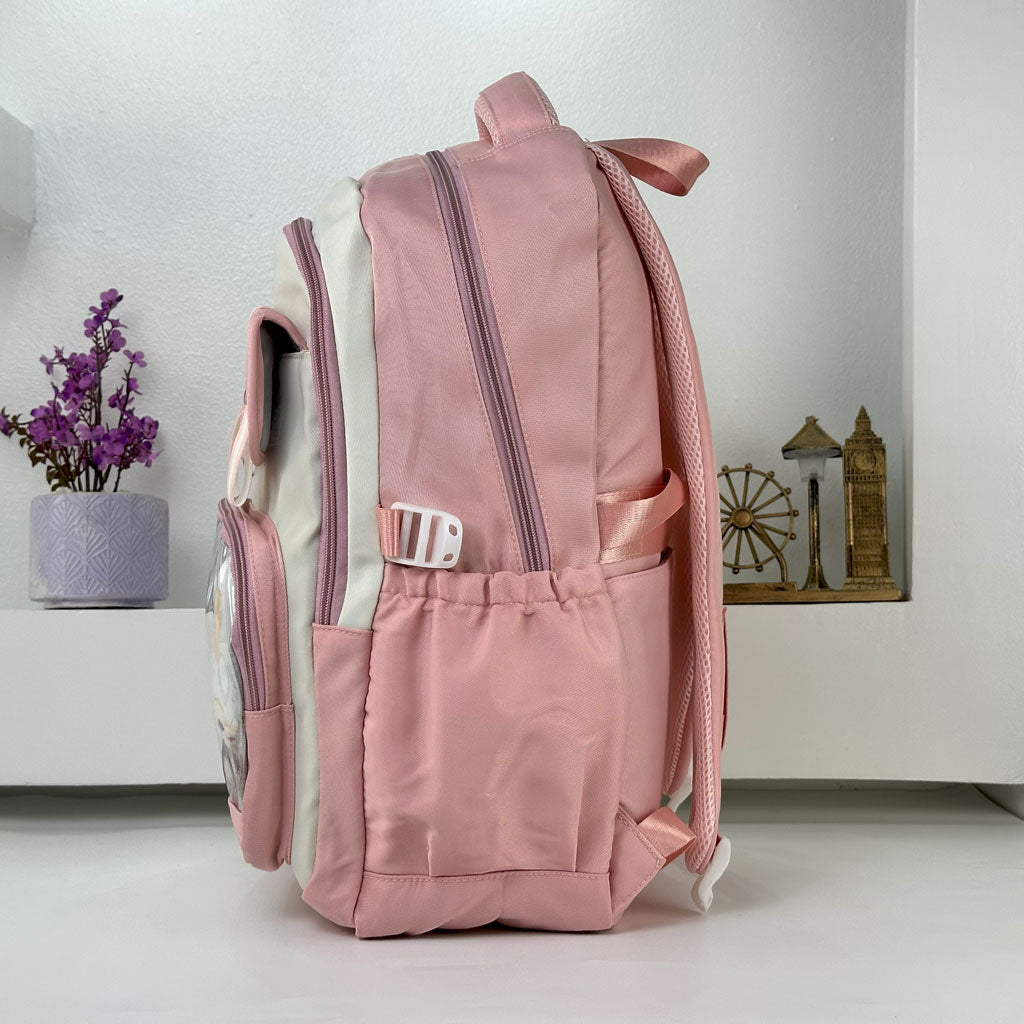 Sac à Dos Scolaire pour Enfants Style Kawaii BoShiKai Rose – حقيبة ظهر مدرسية للأطفال وردي تنزوت