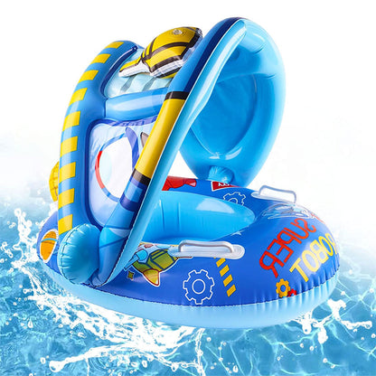Bouée de natation gonflable pour bébé avec toit – عوامة أطفال مع مظلة تنزوت