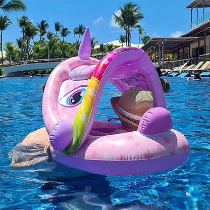 Bouée de natation gonflable pour bébé avec toit – عوامة أطفال مع مظلة تنزوت