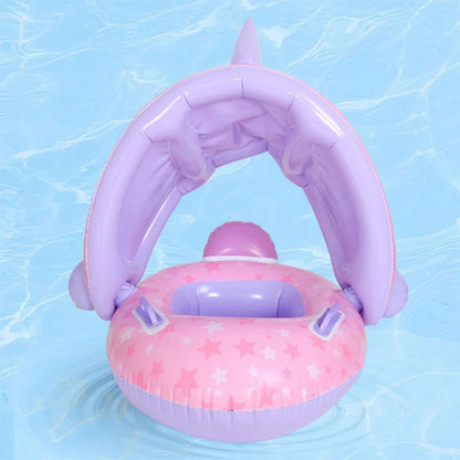 Bouée de natation gonflable pour bébé avec toit – عوامة أطفال مع مظلة تنزوت