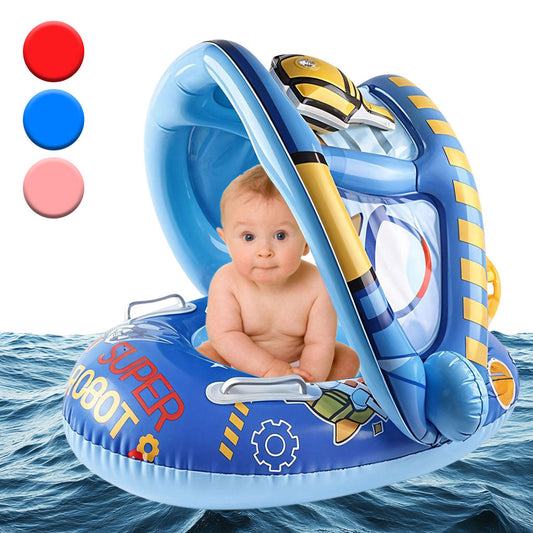 Bouée de natation gonflable pour bébé avec toit – عوامة أطفال مع مظلة تنزوت