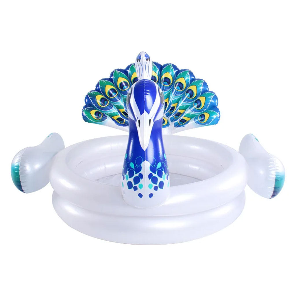 Bouée de piscine Design Paon 3D pour Enfants – حوض سباحة على شكل طائر تنزوت