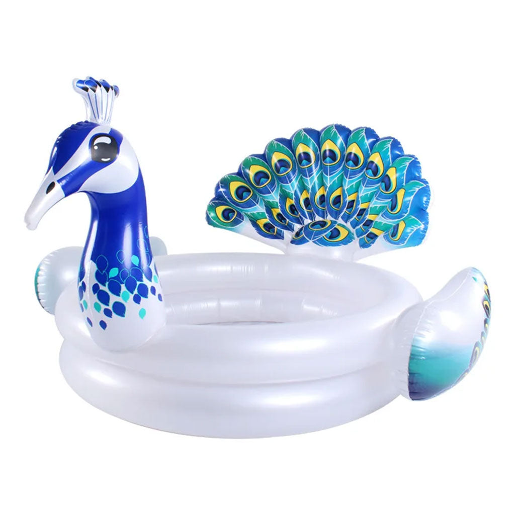 Bouée de piscine Design Paon 3D pour Enfants – حوض سباحة على شكل طائر تنزوت