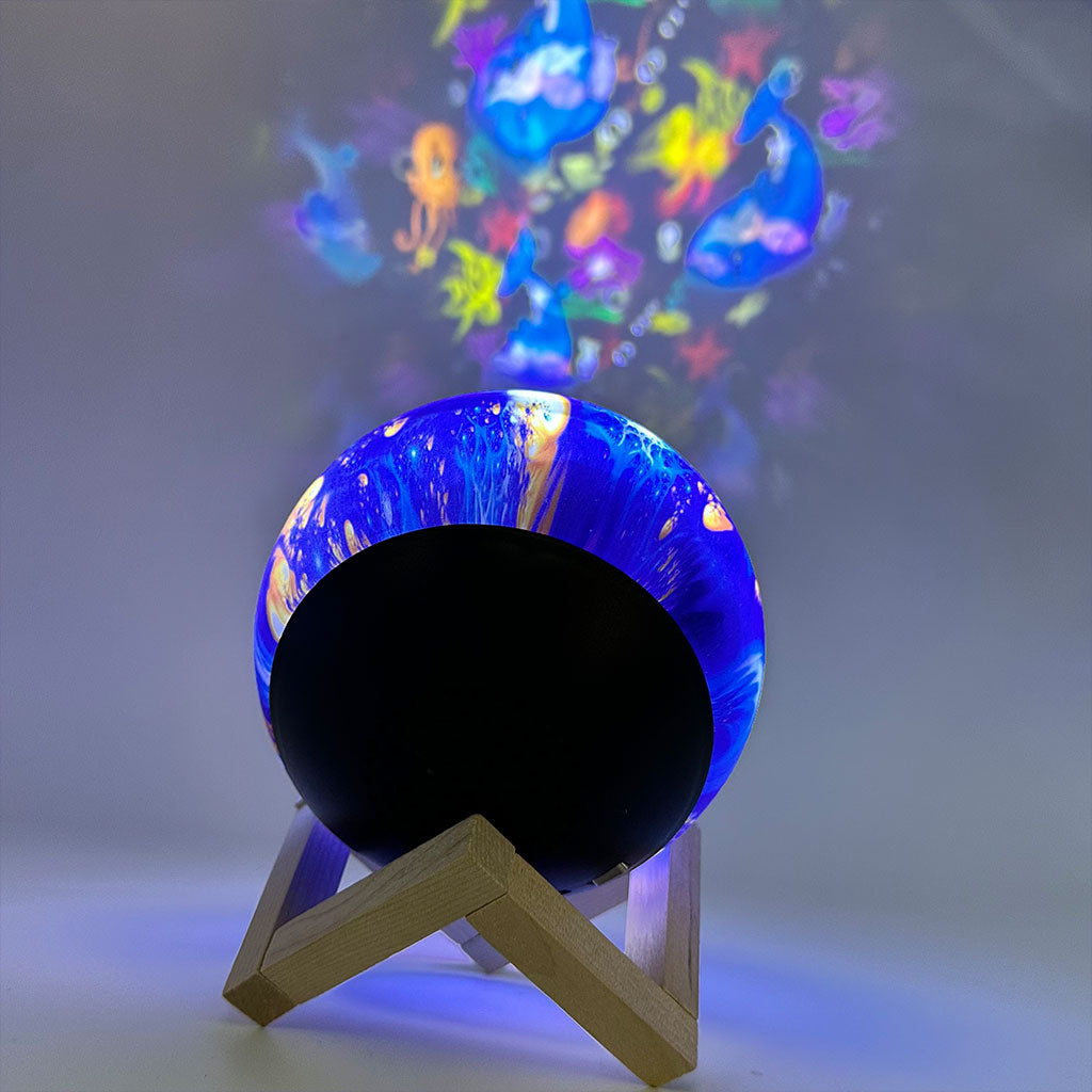 Projecteur et Haut Parleur Bluetooth pour enfants – مصباح ليلي للأطفال مع مكبر صوت تنزوت