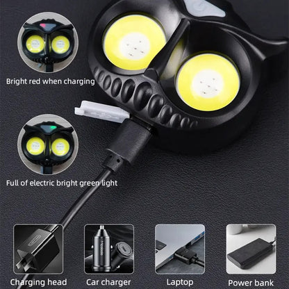 Lampe frontale LED rechargeable 1500 lumens, 5 modes, étanche IPX4 – مصباح الرأس تنزوت