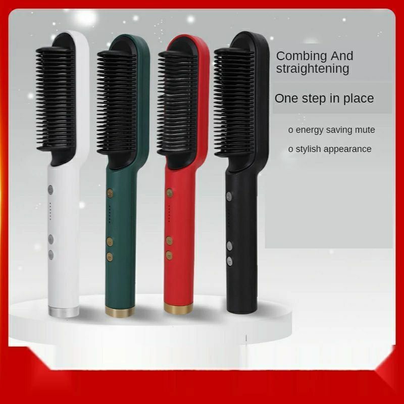 Brosse à cheveux chauffante en céramique 6 niveaux de chaleur 360° – Lisseur HQT-909B تنزوت
