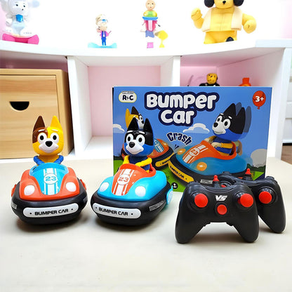 Voiture Télécommandée Crash Bumper Rechargeable 2Pcs pour Enfants – لعبة سيارات اللاسلكية للأطفال - تنزوت