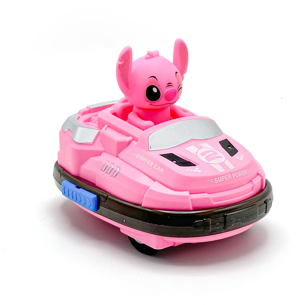 Voiture Télécommandée Stitch Bumper Car Rechargeable 2Pcs pour Enfants – لعبة سيارات اللاسلكية للأطفال ستيتش - تنزوت