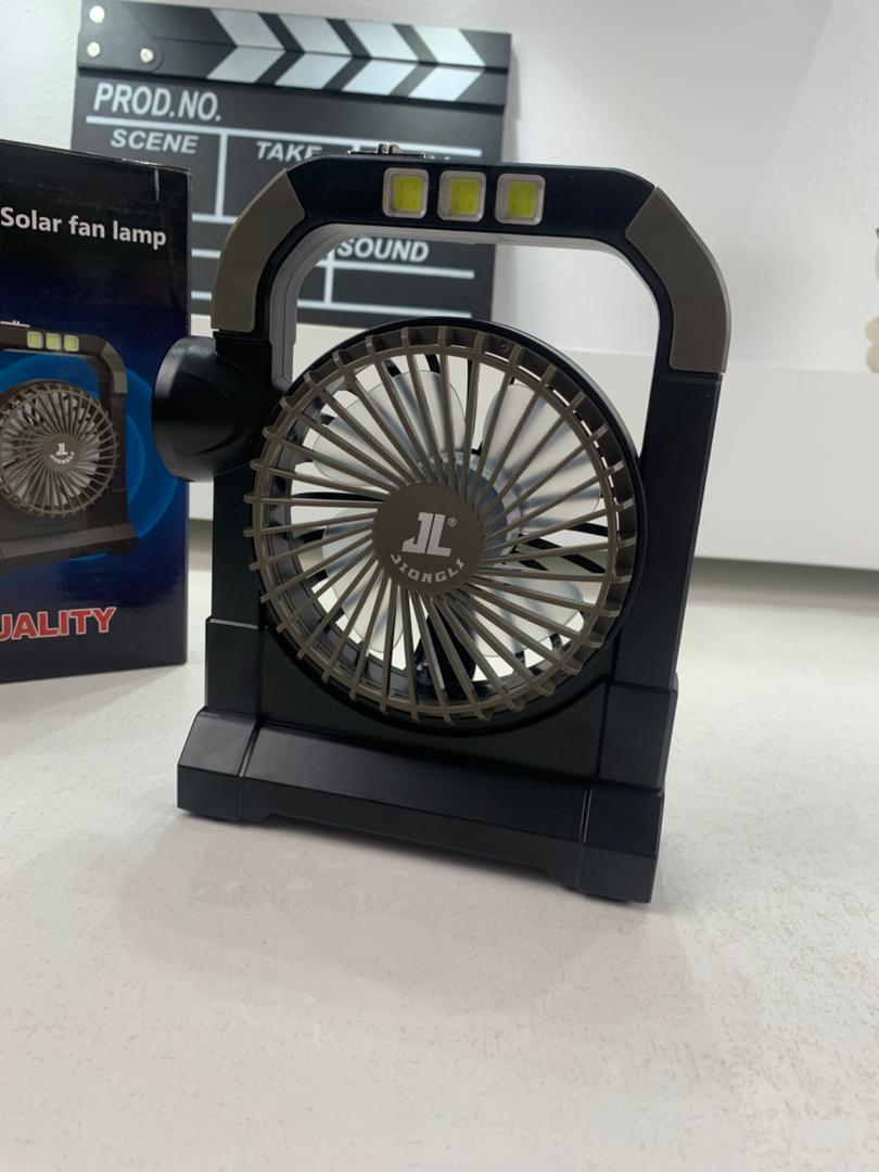 Ventilateur portable rechargeable avec lampe torche JL-9522 – مروحة محمولة مع مصباح تنزوت