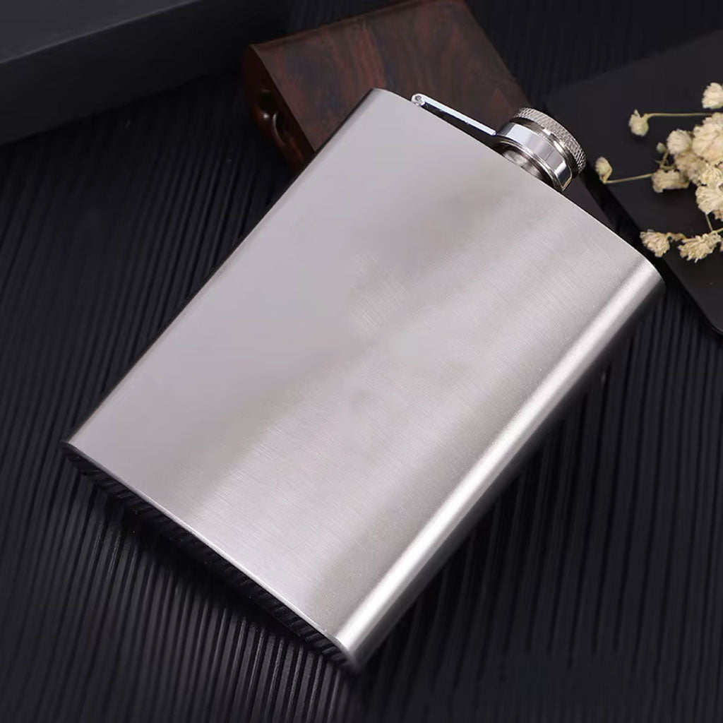 Flasque Métallique Portable 1800ml en Acier Inoxydable 18/8 avec Étui en Cuir pour Activités Extérieures تنزوت