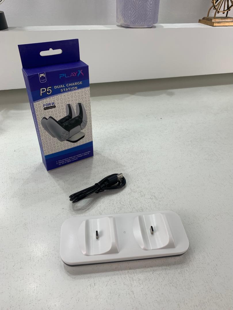 Station de charge sans fil Type C Double Chargeur pour Manette PS5 – شاحن يد التحكم تنزوت