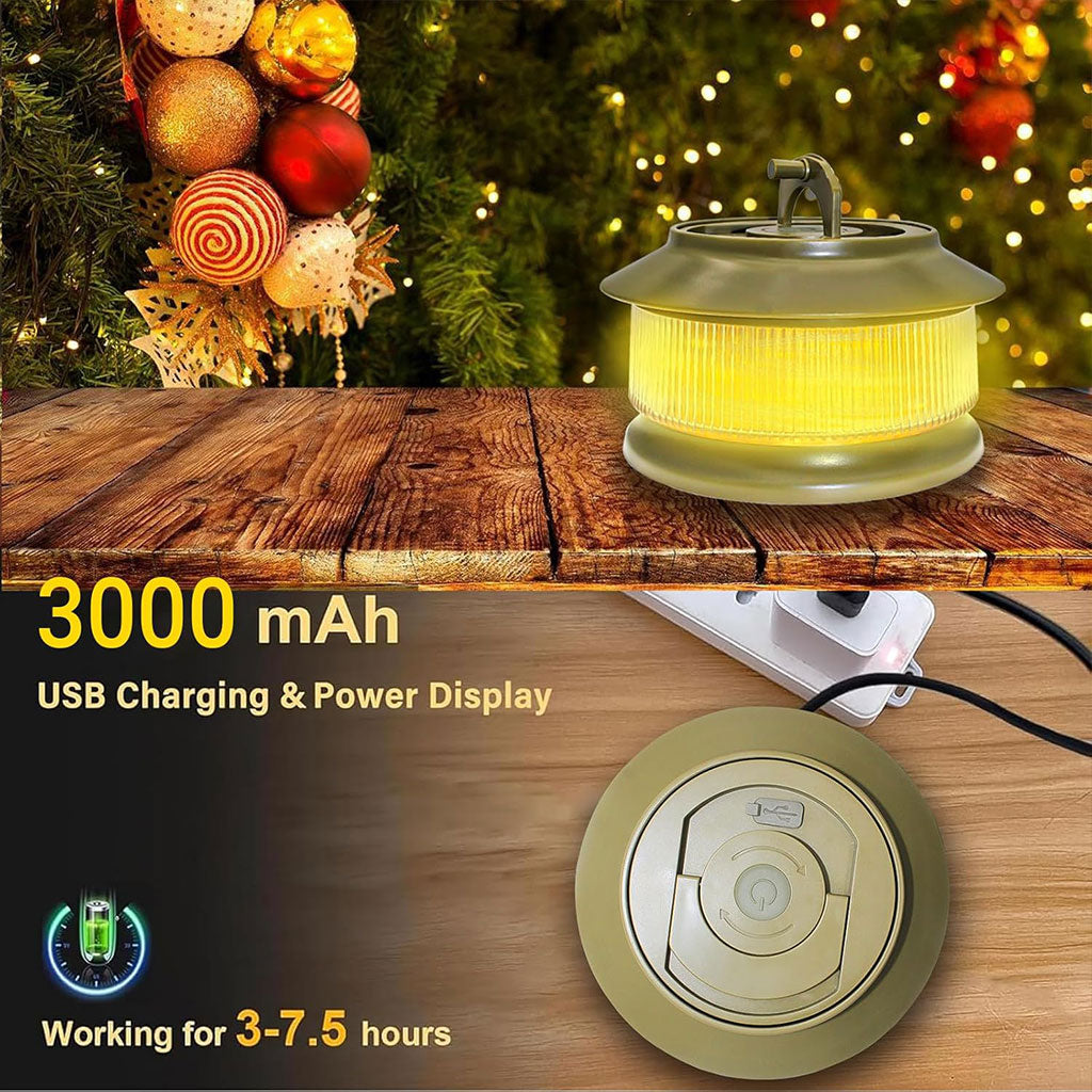 Guirlande lumineuse à rangement rapide pour camping 20m – مصباح تخييم 20 متر تنزوت
