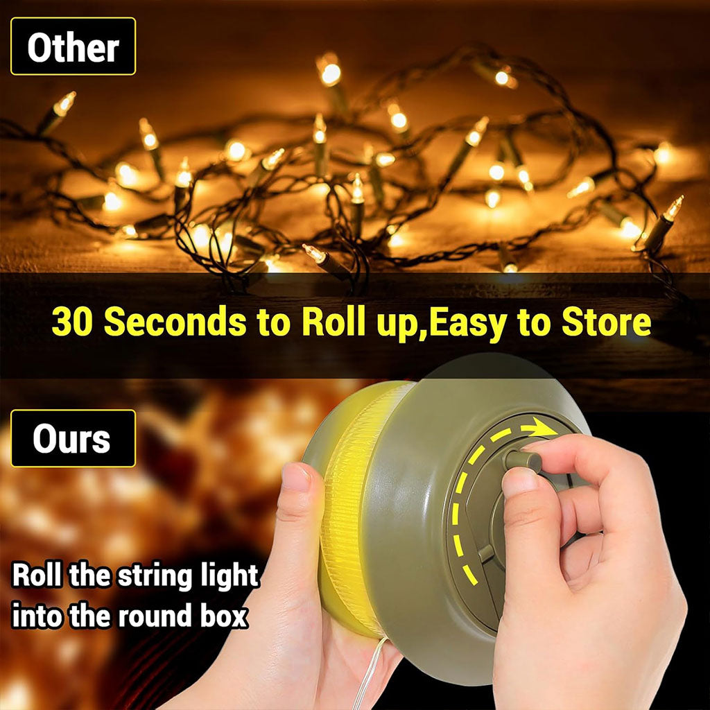 Guirlande lumineuse à rangement rapide pour camping 20m – مصباح تخييم 20 متر تنزوت