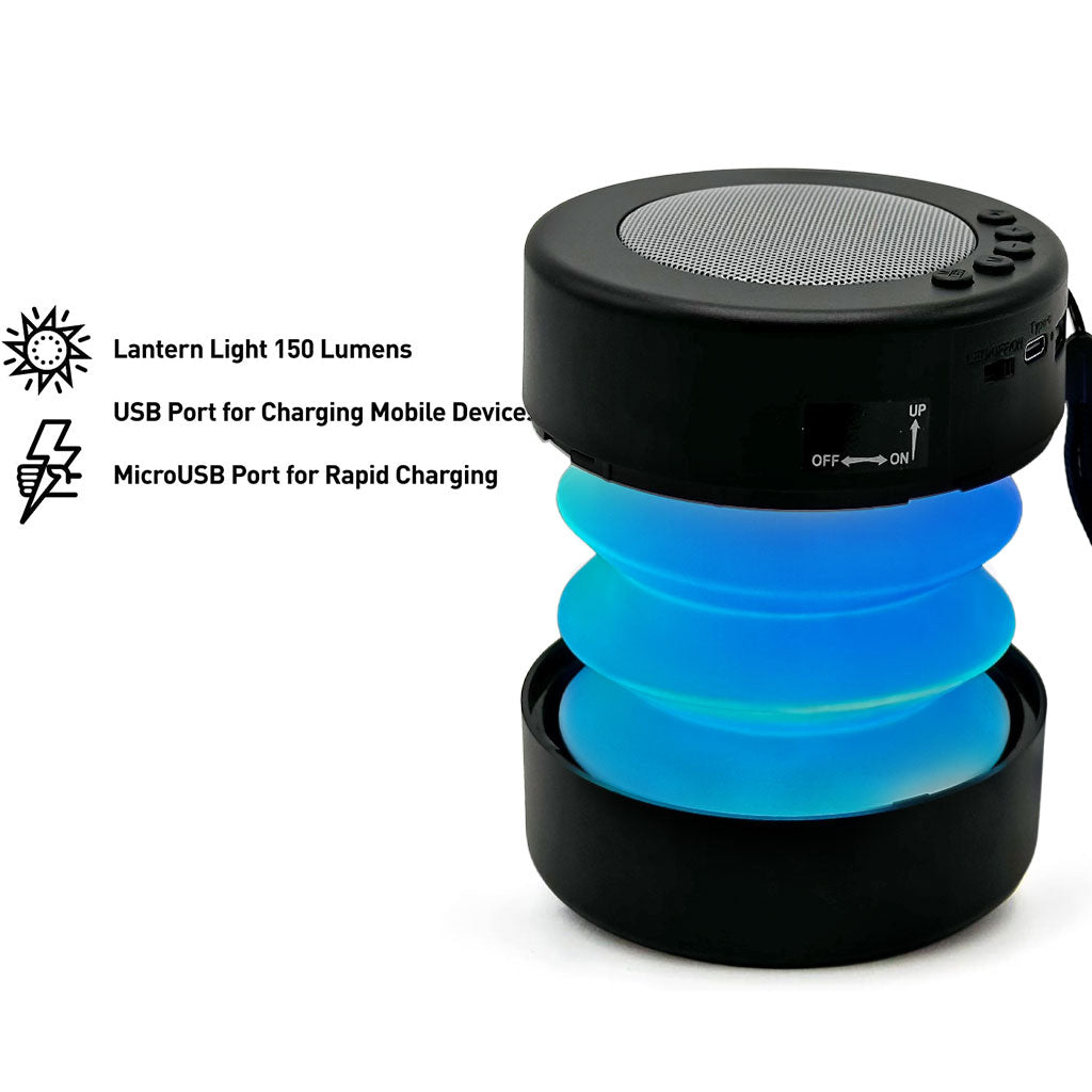 Haut Parleur Bluetooth et Lanterne RGB avec Batterie Rechargeable – مكبر صوت ومصباح تنزوت